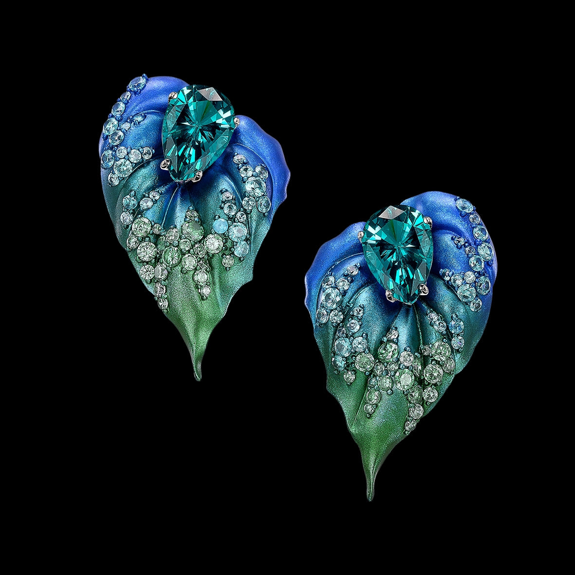 Ocean Paraiba Ivy Earrings